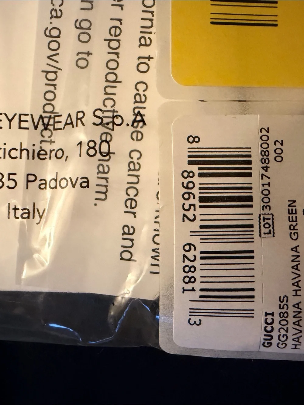 Gucci GG2111S Men's Sunglasses - Black